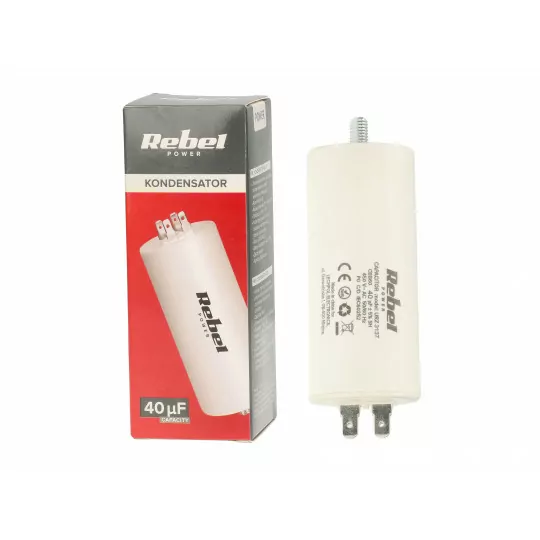 Kondensator rozruchowy silnikowy 40uF 450V URZ3137
