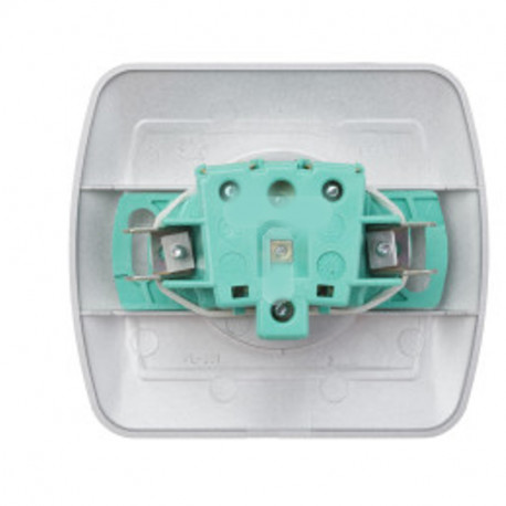 Akord 1-socket z/u AGZ1e/26 silver