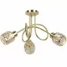 Lampa sufitowa plafon kryształki DESALIA-3X złota VITALUX