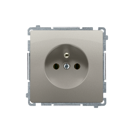 Basic Gniazdo 1-krot z/u BMGZ1.01/29 satyna