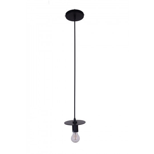 Lampa wisząca sufitowa AURIGA modern loft czarna E27 VITALUX
