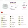 Lampa plafon sufitowy ROLEN LED biały barwa neutralna 15W 03110 STRUHM
