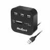 HUB USB 2.0 3-port. z czyt. kart pamięci KOM1020