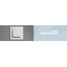 Simon10 Gniazdo antenowe podwójne &#34; F&#34; CASF2.01/11 białe KONTAKT-SIMON