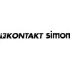 Simon10 Gniazdo antenowe podwójne &#34; F&#34; CASF2.01/11 białe KONTAKT-SIMON