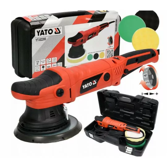 Polerka mimośrodowa 720W M8 YT-82200 Yato