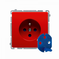 Basic 1-way socket with key lock BMGD1.01/22