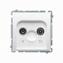 Basic R-TV terminal socket BMZAR1/1.01/11 white
