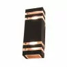 Lampa kinkiet ogrodowy elewacyjny PROTEA DUO RIO II czarny 2xGU10