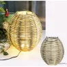 Lampa lampion boho RATTAN BASKET L duża świeca HK-729-54 MK