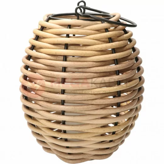 Lampa lampion boho RATTAN BASKET S mała świeca HK-729-52 MK