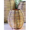 Lampa lampion boho RATTAN BASKET S mała świeca HK-729-52 MK