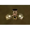Lampa sufitowa plafon żyrandol VINTAGE JAIME-5 czarna-złota 5xE27 VITALUX