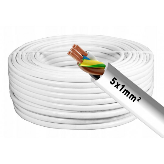 OWY 5x1 White Cable