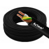 Cable OWY 4x1 żo black H05VV-F