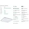 Lampa plafon ADIS D LED slim 28W 4000K 03515 Struhm