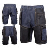 Spodenki krótkie jeansowe niebieskie wzmocnione rozmiar M L4070902 LAHTI PRO