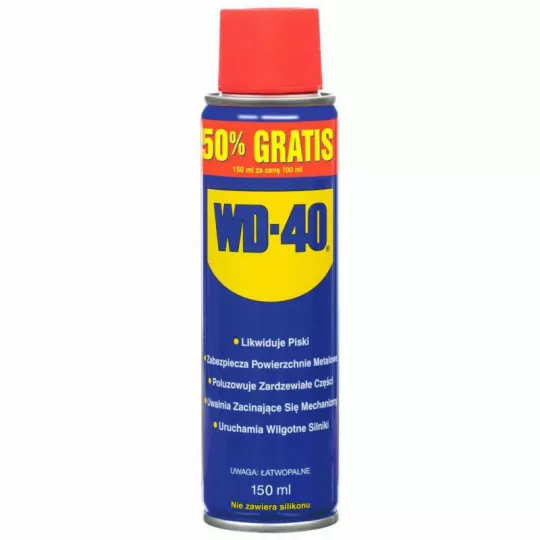 Olej technologiczny do smarowania odrdzewiacz WD-40 150ml