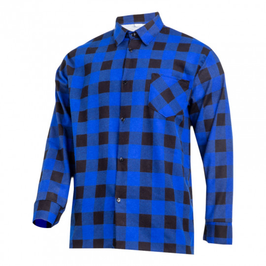 Koszula flanelowa robocza w kratę niebieska rozmiar XL LPKF3XL LAHTI PRO