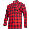 Koszula flanelowa robocza w kratę czerwona rozmiar XL LPKF1XL LAHTI PRO