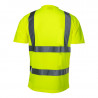 Koszulka T-SHIRT ostrzegawcza odblaskowa NEONOWA żółta rozmiar L L4020803 LAHTI PRO