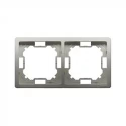 Basic Ramka na 2-moduły BMR2/29 satyna