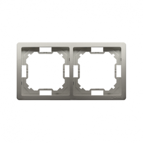 Basic Ramka na 2-moduły BMR2/29 satyna