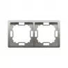 Basic Frame for 2 modules BMR2/29 satin SIMON