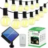 Girlanda solarna ogrodowa CALLIS 30LED +pilot 15,1m ozdobne kuleczki, barwa ciepła LUMILED