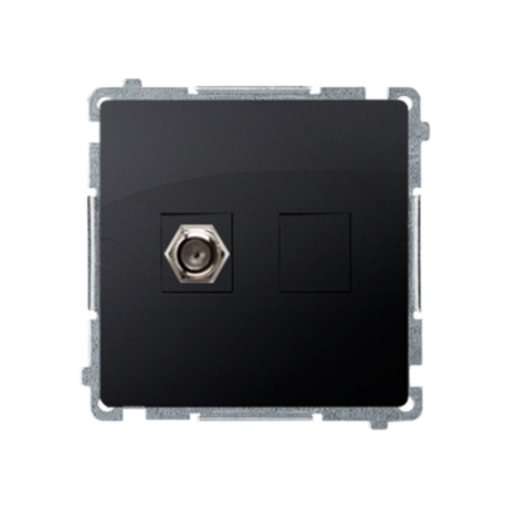 Basic Antenna outlet socket 1gang F" BMAF1.01/28 graphite