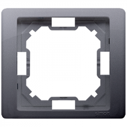 Basic Neos ramka 1-krotna BMRC1/43 srebrny