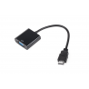Złącze adapter wtyk HDMI - gniazdo VGA KOM0842 CABLETECH