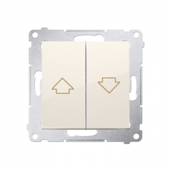 Simon54 Shutter switch DZW1.01/41 beige