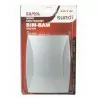 Dzwonek przewodowy gong dwutonowy srebrny  BIM-BAM 230V GNS-921-SRB ZAMEL