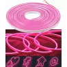 Pasek taśma NEON LED 12V 27W 5 metrów IP65 barwa różowa 315052 GOLDLUX