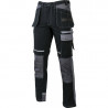 Spodnie robocze monterskie ze wzmocnieniami czarne rozmiar S L4052001 LAHTI PRO