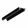 Profil aluminiowy SURFACE10 BC/UX 2000  czarny płaski 2metry TOPMET