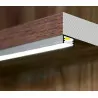 Profil aluminiowy nawierzchniowy SLIM8 AC2/Z 2000 biały 2metry TOPMET