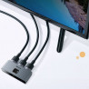 Rozgałęźnik switch dwukierunkowy rozdzielacz HDMI 2.0 4K CAHUB-BC0G BASEUS
