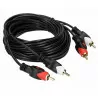 Kabel 2xRCA/2xRCA HQ 3m LB0020 Libox
