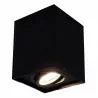 Lampa sufitowa plafon natynkowy nowoczesny HARY D czarna 03716 GU10 STRUHM