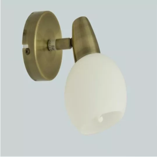 Wall lamp DAVID-1 AB old gold E14 9W Vitalux