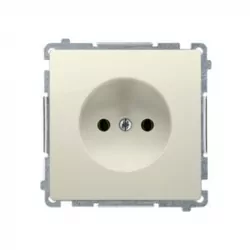 Simon54 Groundless sub-single plug socket DG1Z.01/41 beige