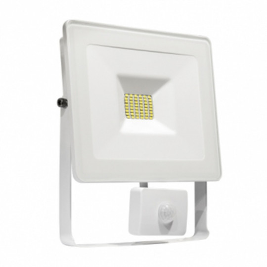 NOCTIS LUX LED floodlight 10W NW +sensor white