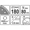 Tarcza diamentowa turbo 180mm YT-6024 Yato