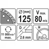 Tarcza diamentowa turbo 125mm YT-6023 YATO