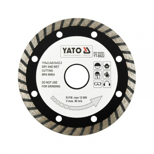 Diamond turbo disc 115mm YT-6022 YATO