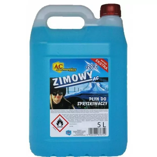 Płyn ZIMOWY do spryskiwaczy EKSTRA -20°C 5L AC COSMETICS
