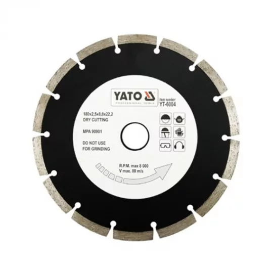 Tarcza diamentowa segmentowa 180mm YT-6004 Yato