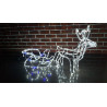 Reindeer large with sleigh REND-2FL CW+F Vitalux